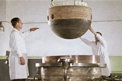 “Soviet-era Kosmos 482 lander capsule burning up upon uncontrolled re‑entry into Earth’s atmosphere after more than 50 years stranded in orbit.”