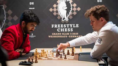 A quiet handshake, a heavy rivalry: Carlsen-Gukesh reunion sparks buzz ahead of Zagreb showdown - Watch
