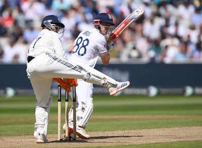IND vs ENG: 'New shot, huh?' - Rishabh Pant pokes fun at Harry Brook after England batter does the unthinkable - Watch