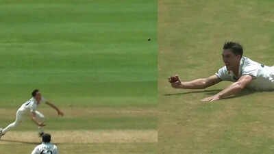 Pat Cummins defies gravity in stunning catch: 'An athletic effort of the highest class' | WATCH
