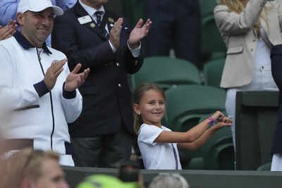 Wimbledon: Novak Djokovic’s daughter steals spotlight with adorable dance after win | Watch