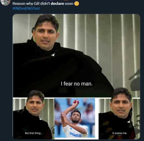 Memes break internet after England asked to chase 608