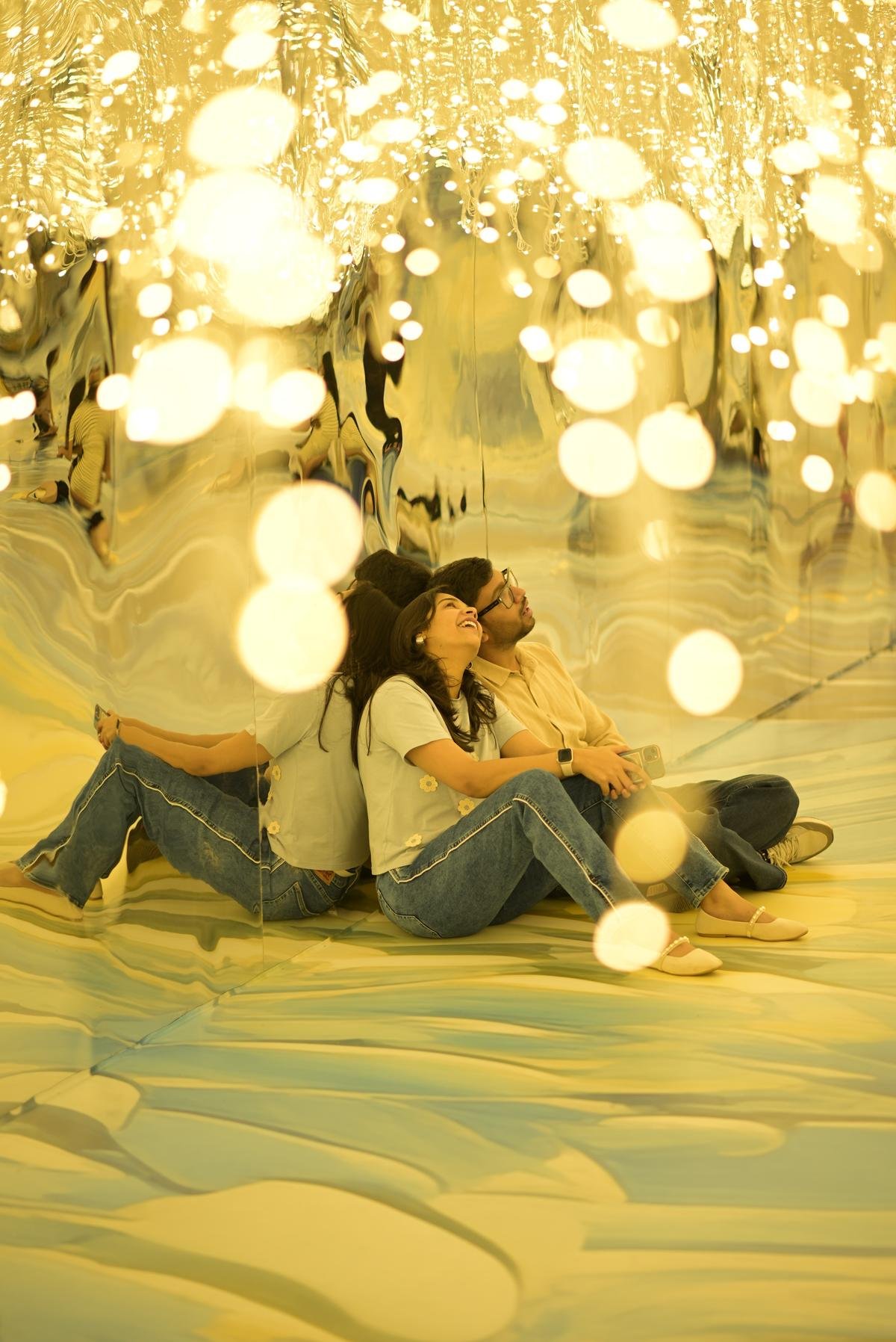 In the Infinity Room at The Real Van Gogh Immersive Experience In the Infinity Room at The Real Van Gogh Immersive Experience